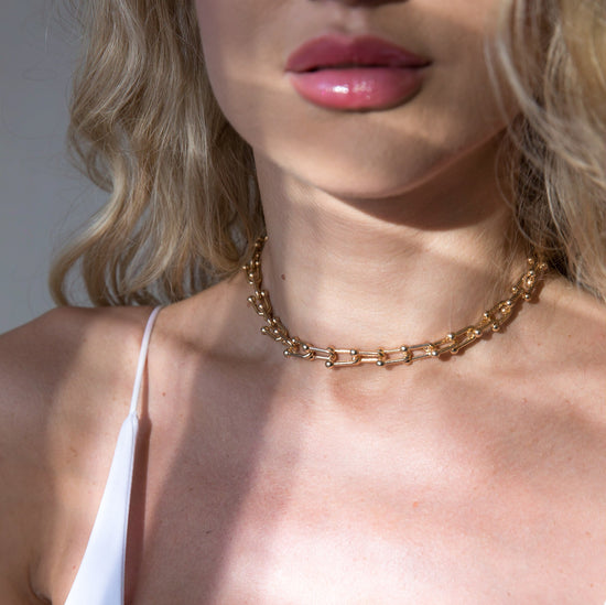 Zoya Gold Link Necklace