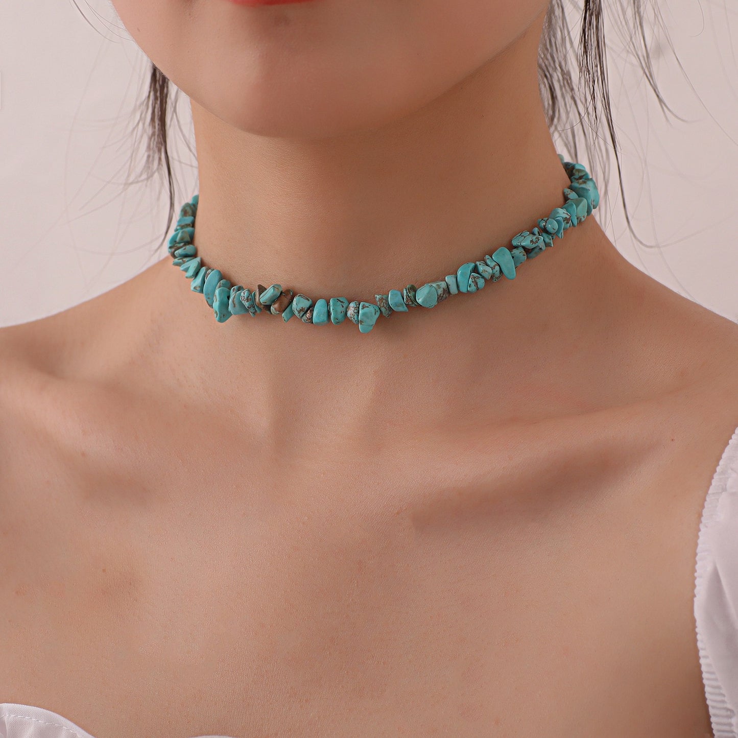 Daphne Turquoise Holiday Necklace