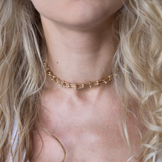 Zoya Gold Link Necklace