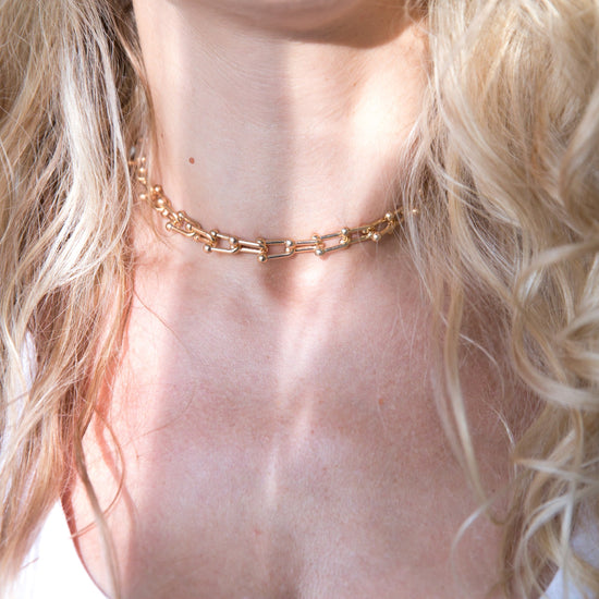 Zoya Gold Link Necklace