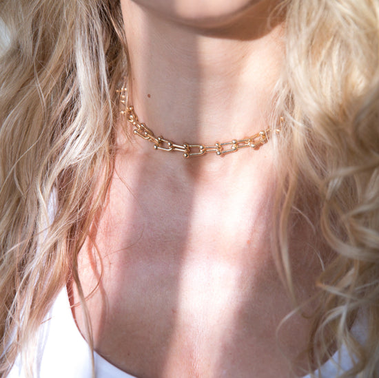 Zoya Gold Link Necklace