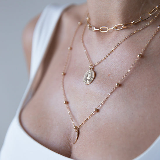 Julia Simple Chain Necklace | Rock N Rose – Rock n Rose
