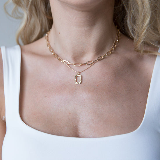 Zaira Guld Multi Layer Necklace
