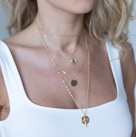 Natalia Multi Layer Gold Necklace