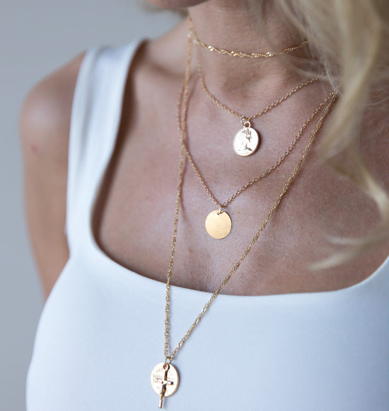 Natalia Multi Layer Gold Necklace